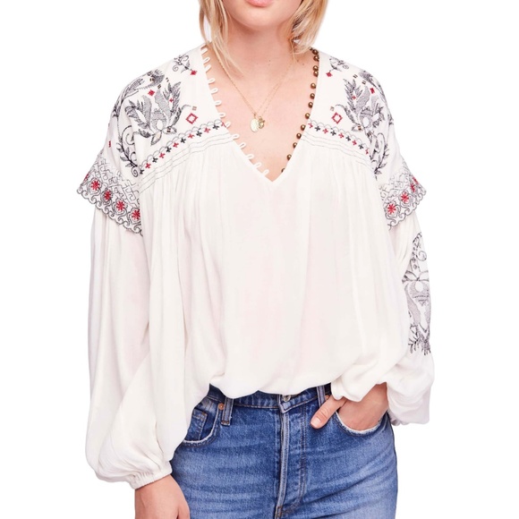 Free People Tops - NWT Free People Rock It Tonight Blouse Small